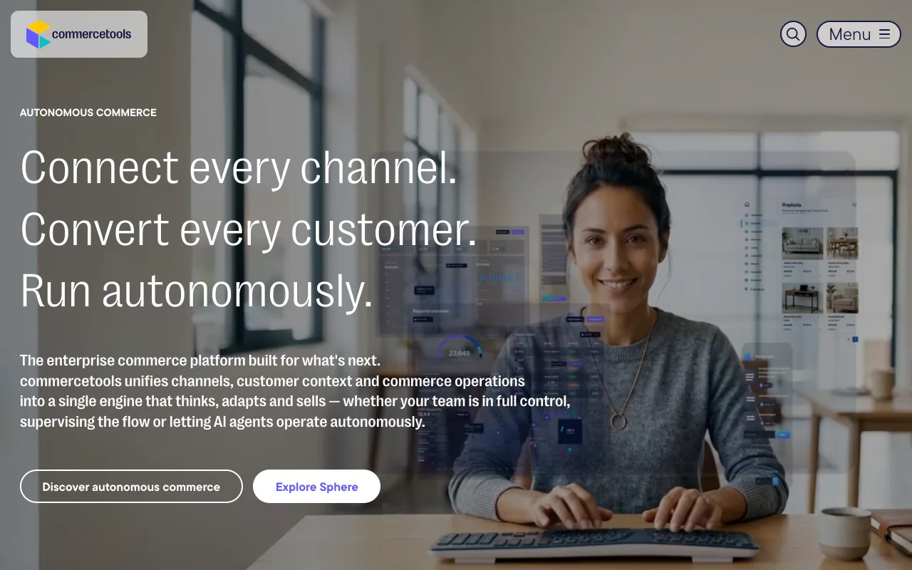 commercetools homepage